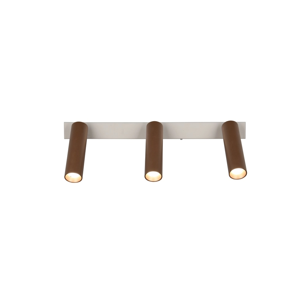 3-light surface-mounted spotlight Ambala mocha brown Trio 4017807656091