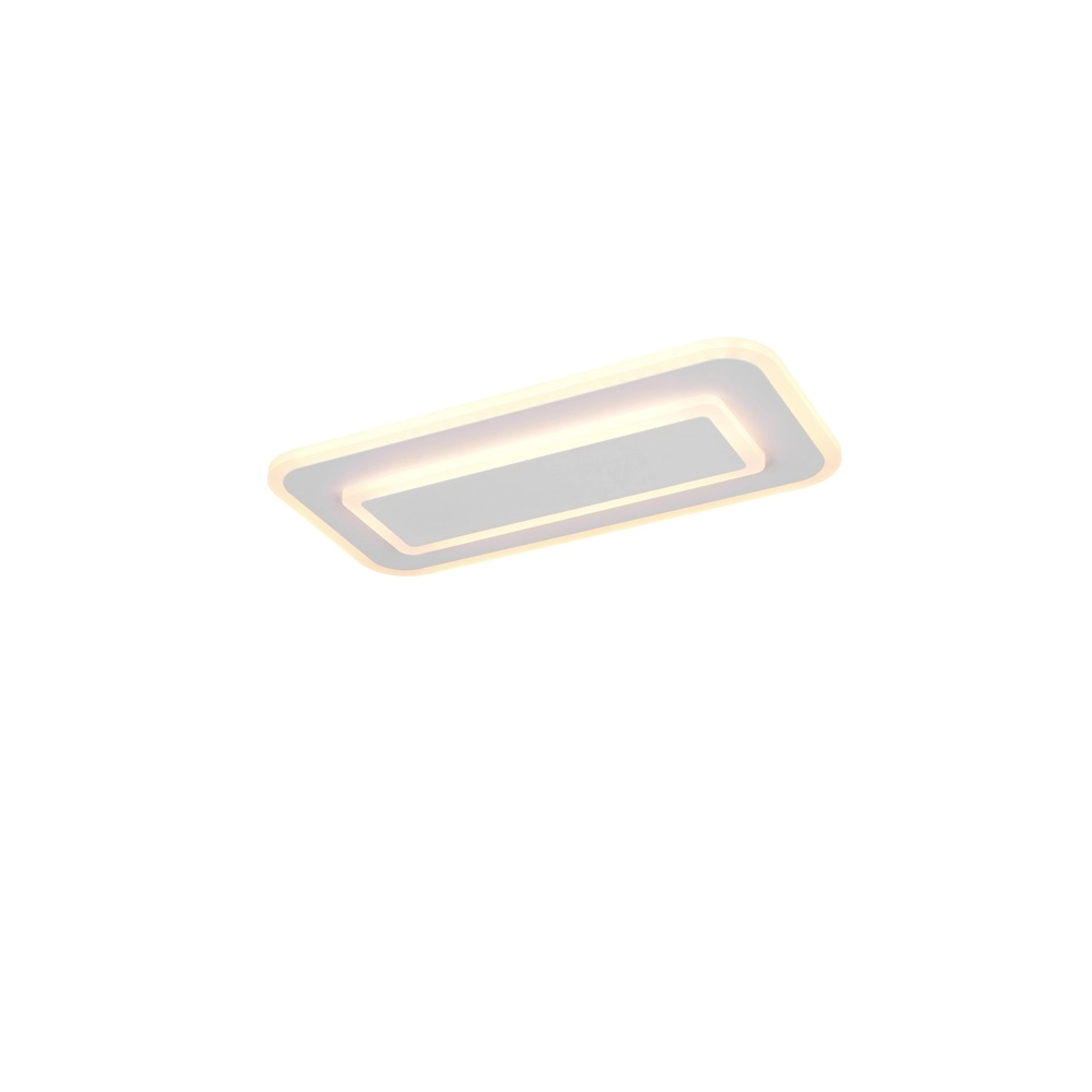 Modern ceiling lamp Riva white 40cm Trio 4017807682939