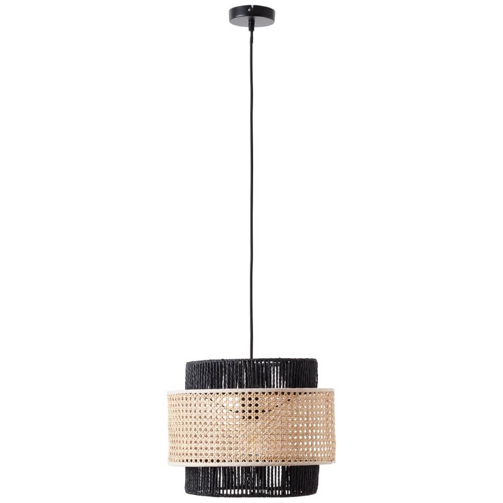 Rattan pendant lamp Arles Ø 36cm Brilliant 4004353396458