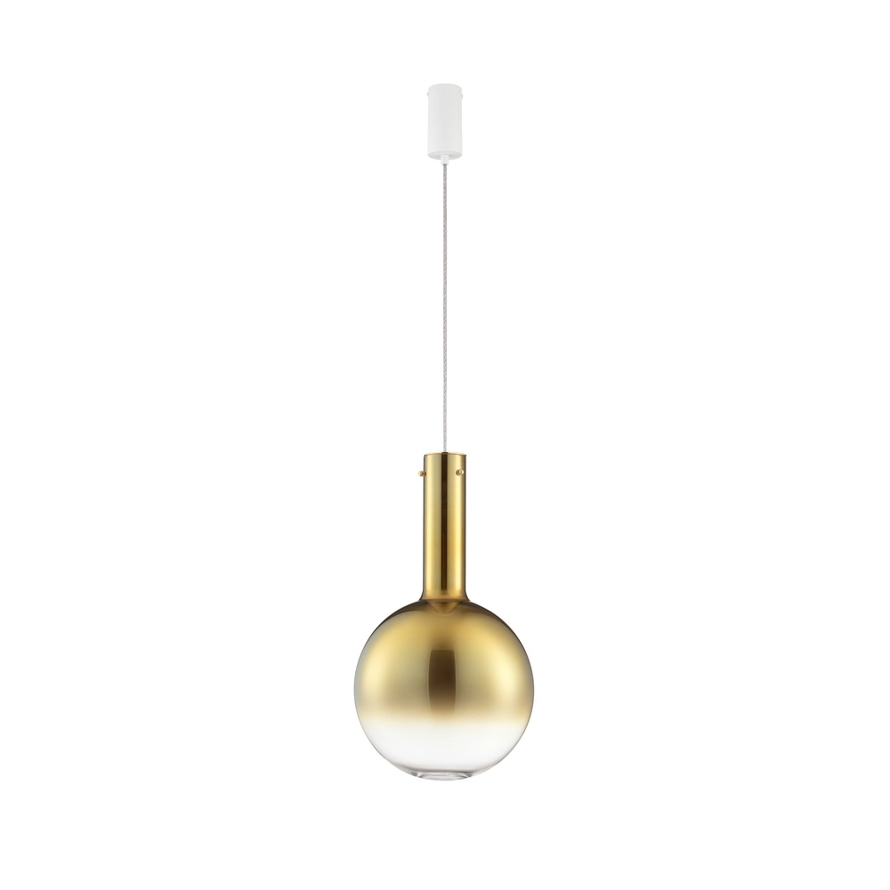 Pendant lamp Nostos gold glass Ø 30cm Lyora 5212017484178