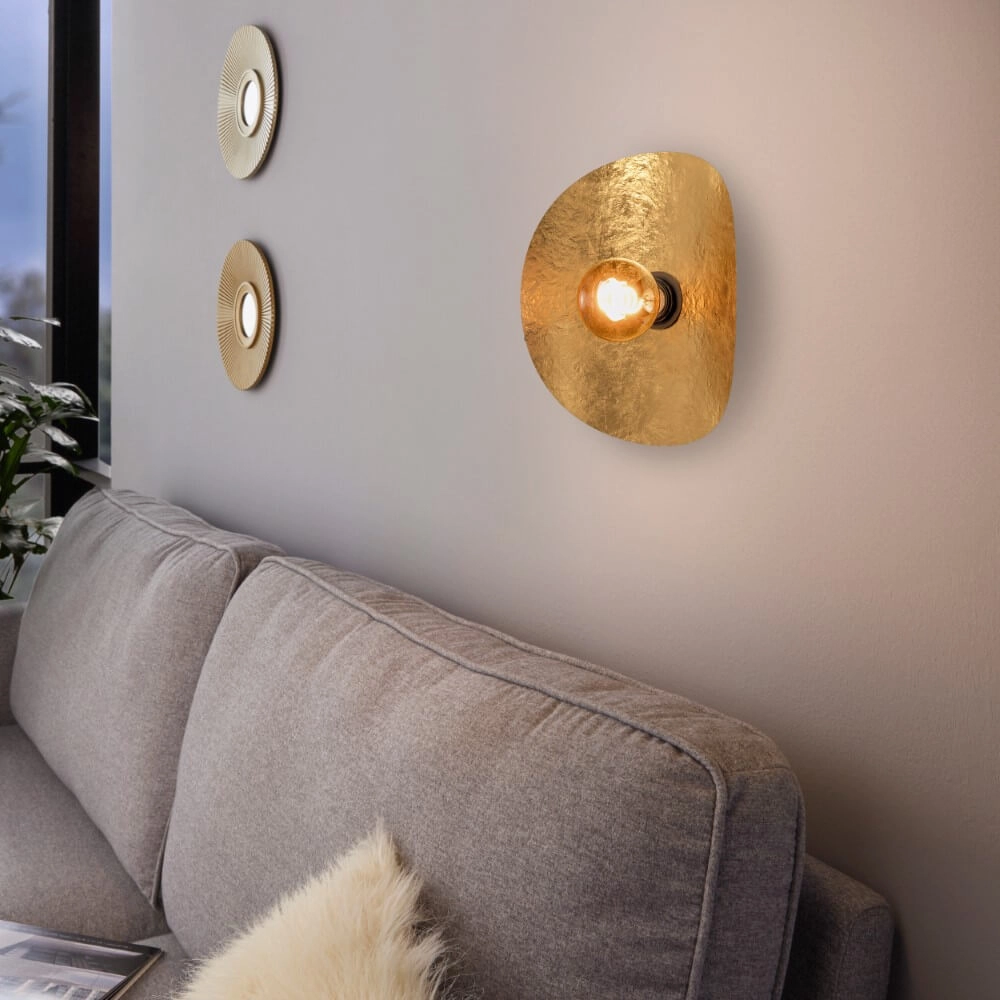 Black wall lamp Saceda with gold Stars of Light 9008606292301