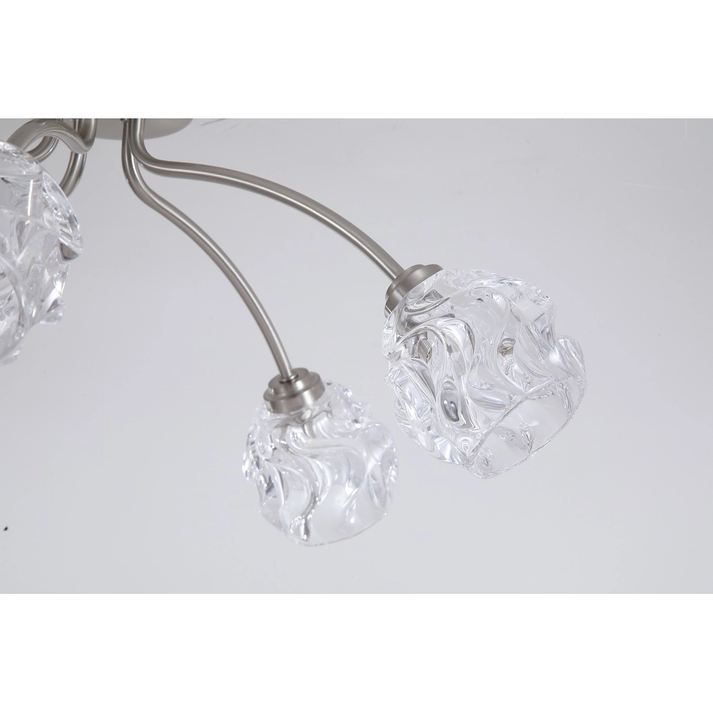 Ceiling lamp Astral nickel 5-lights Searchlight 5053423304076