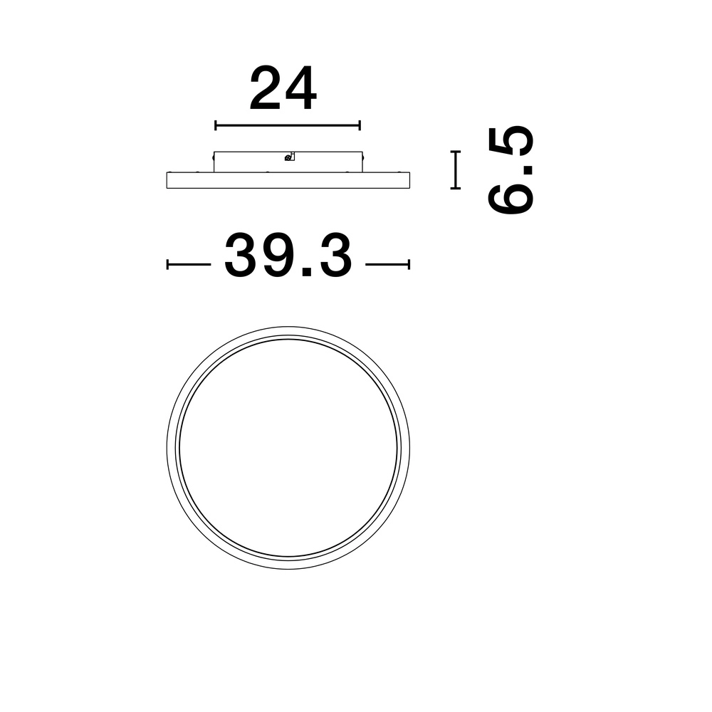 Ceiling light Chet Ø 39.3cm with RGB function Lyora 5212017450142