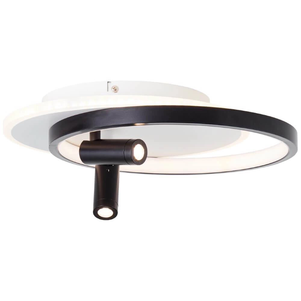 Led ceiling light Eunomia with 2 spotlights Brilliant 4004353409684