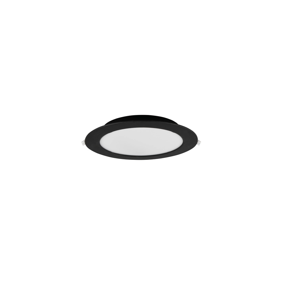 Recessed spotlight Ural black Ø 22,1cm Trio 4017807711479