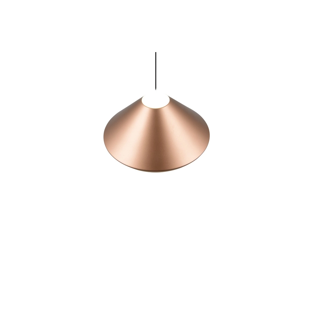 Modern pendant lamp Laguna Ø 30cm coffee brown Trio 4017807677522