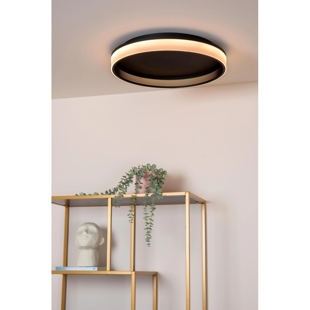 Design ceiling light Estreja Ø 40cm black Lucide 5411212712806