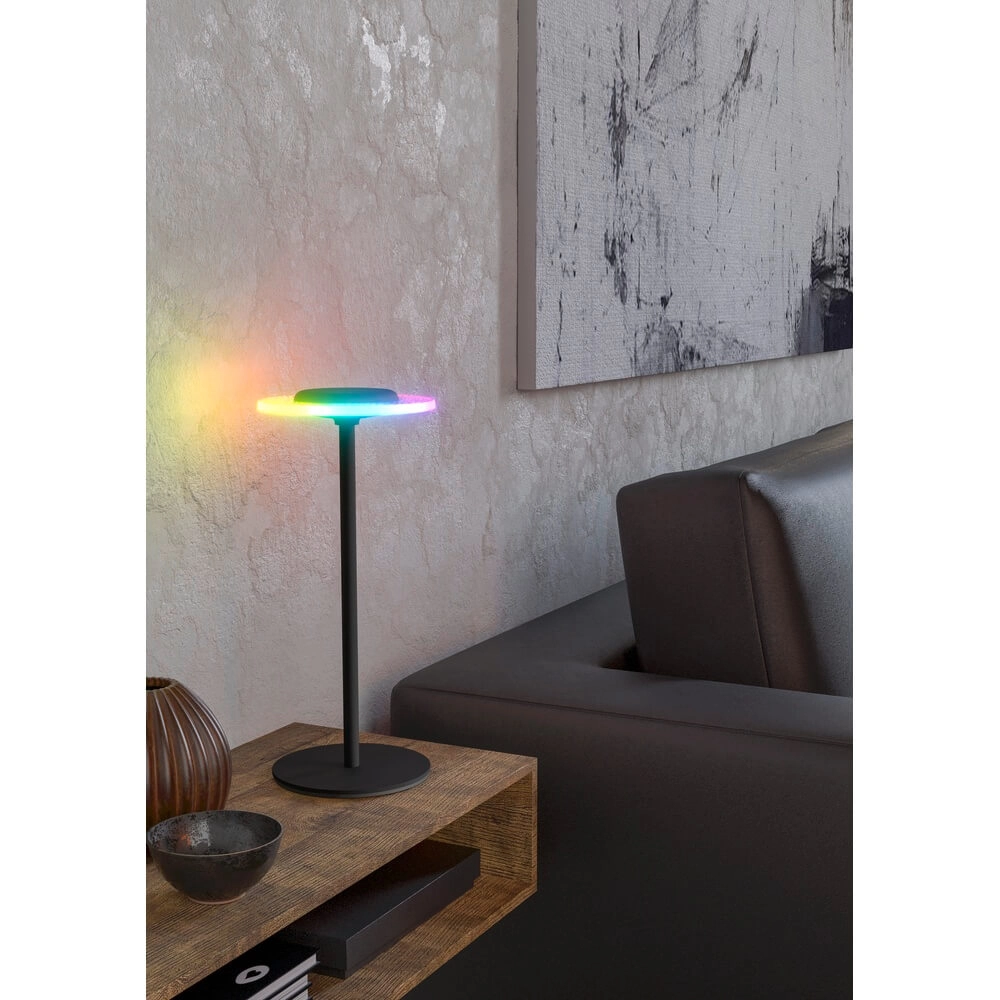Unique table lamp Trepella Rechargeable Black Eglo 9002759758837