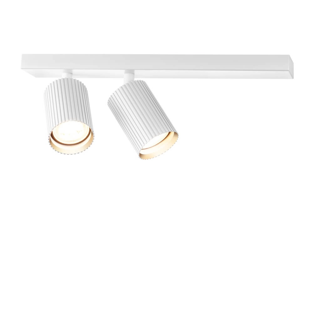 Ceiling spotlight Onis 2-light - white