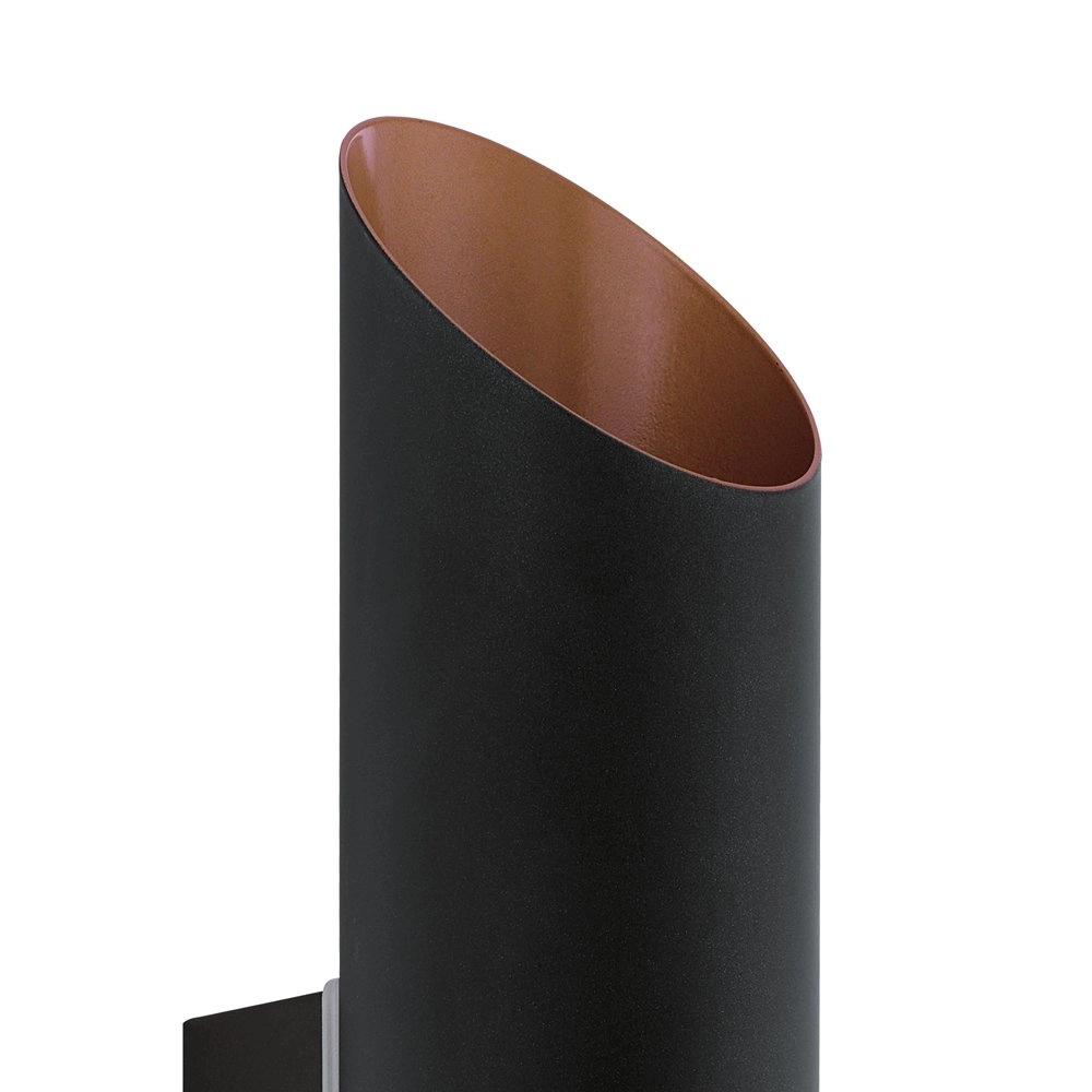 Wall lamp Agolada Up - Down black with copper brown Eglo 9002759948047