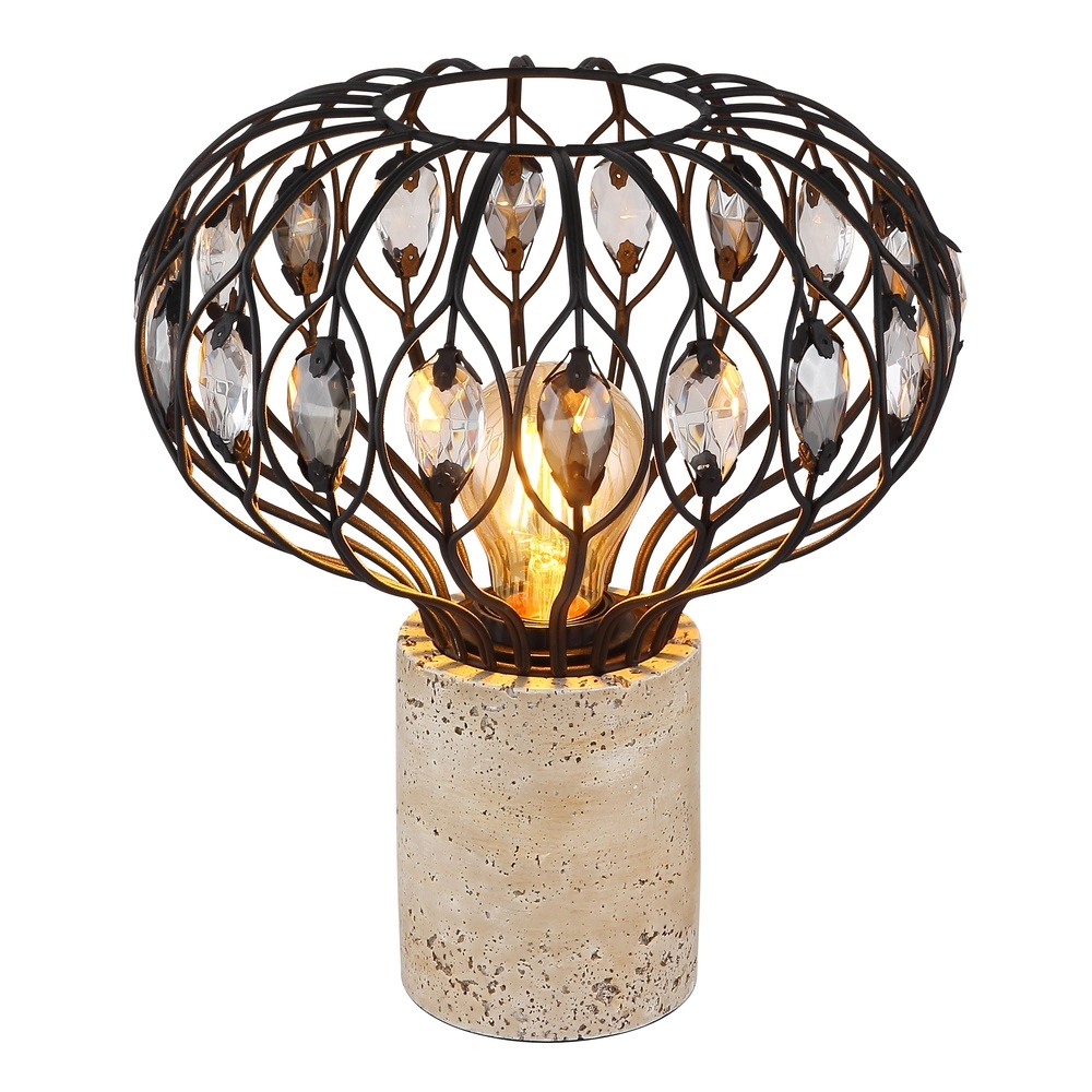 Table lamp Dorthy Country Black