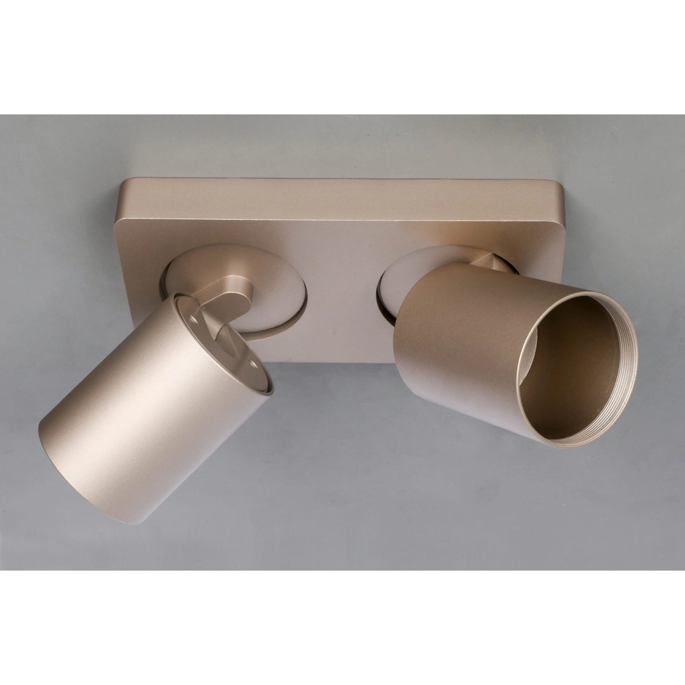 Double surface-mounted spotlight Megano champagne Artdelight 8720701103474