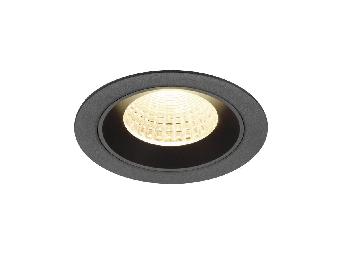Recessed spotlight Numinos M black 3000K - 55deg