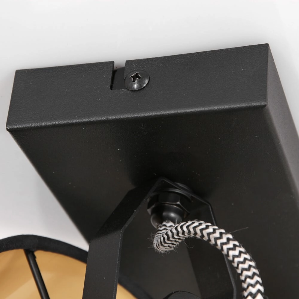 Black ceiling lamp Ornoir 2-light Steinhauer 8712746151411