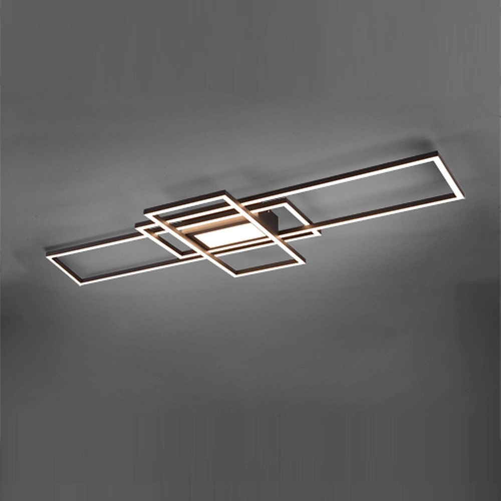 Modern Ceiling light Irvine black Trio 4017807449495