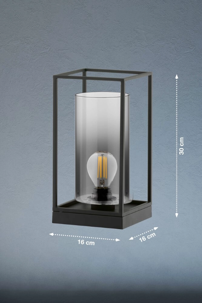 Table lamp Samu smoke glass Fischer & Honsel 4003694506229