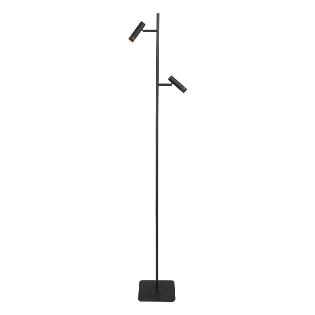 Floor lamp 2-lights Lumo Black Steinhauer 8712746184686