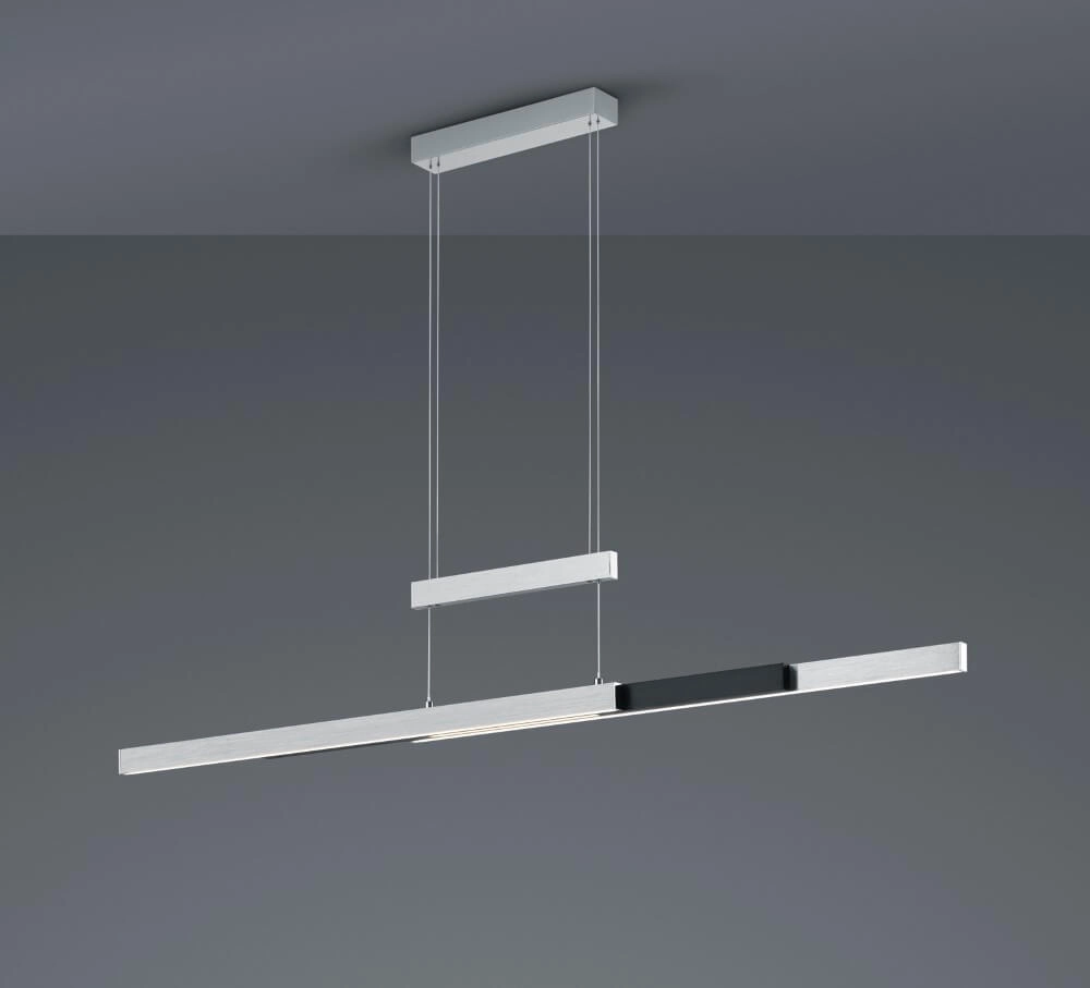Hanging lamp Trajan brushed metal Trio 4017807504439