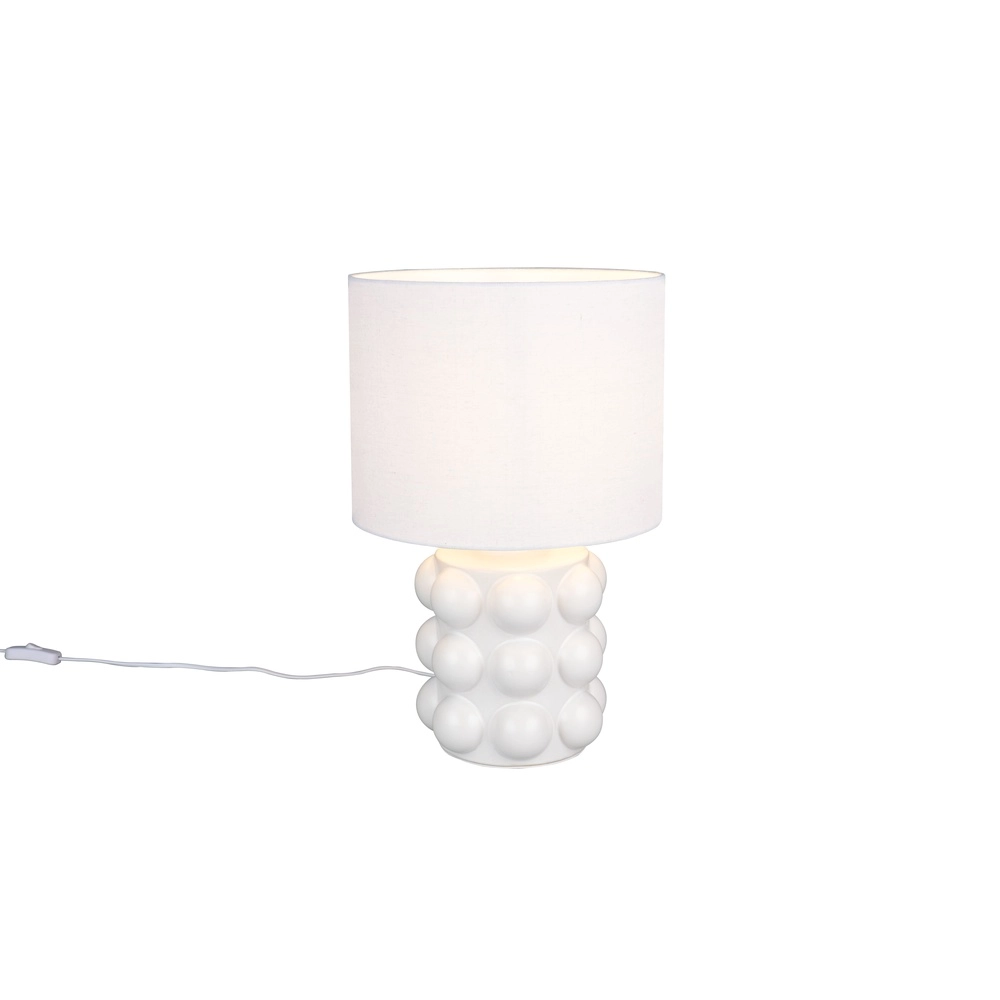 Table lamp Kate white Ø 30cm Trio 4017807662597