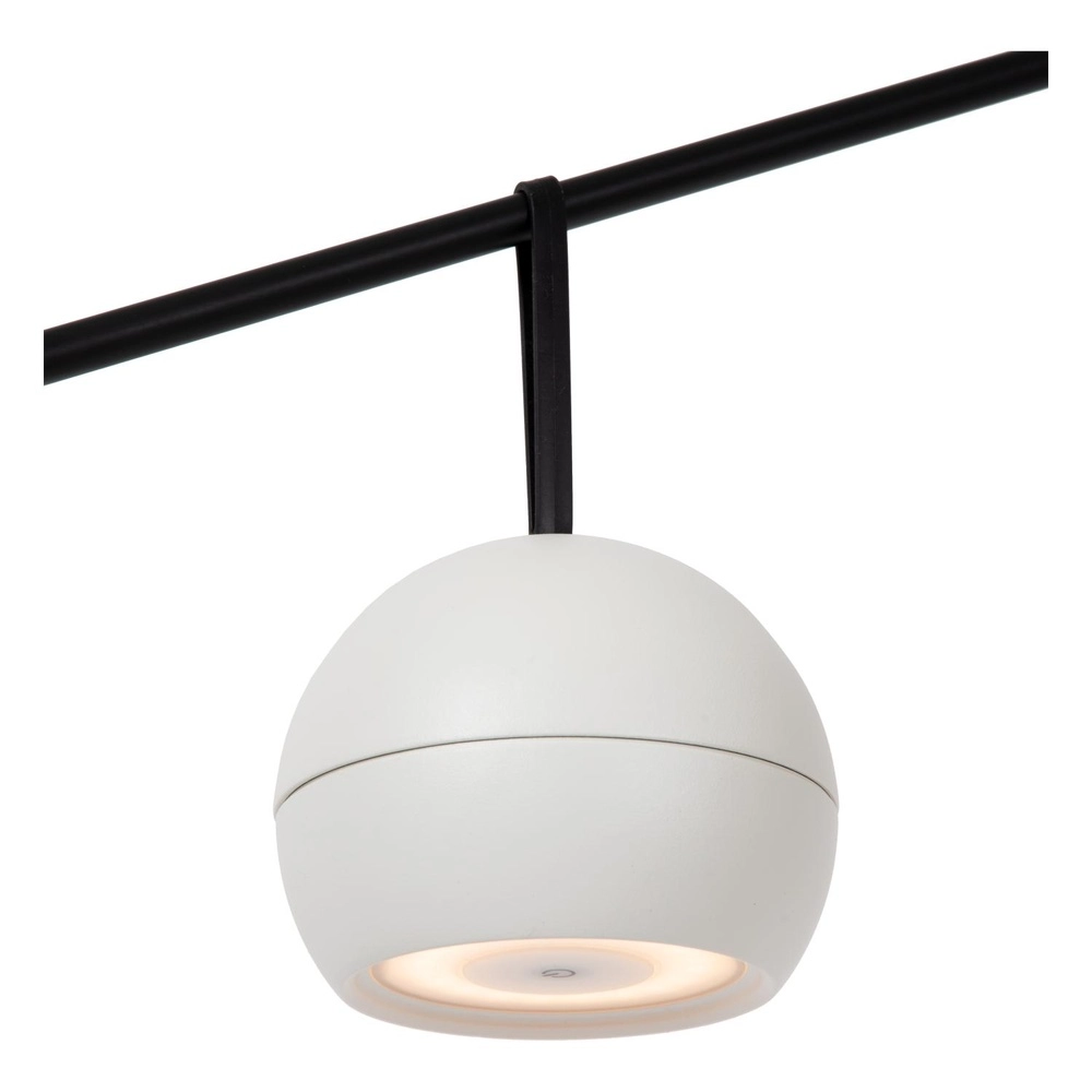Rechargeable wall lamp Lunex white magnetic Lucide 5411212272416
