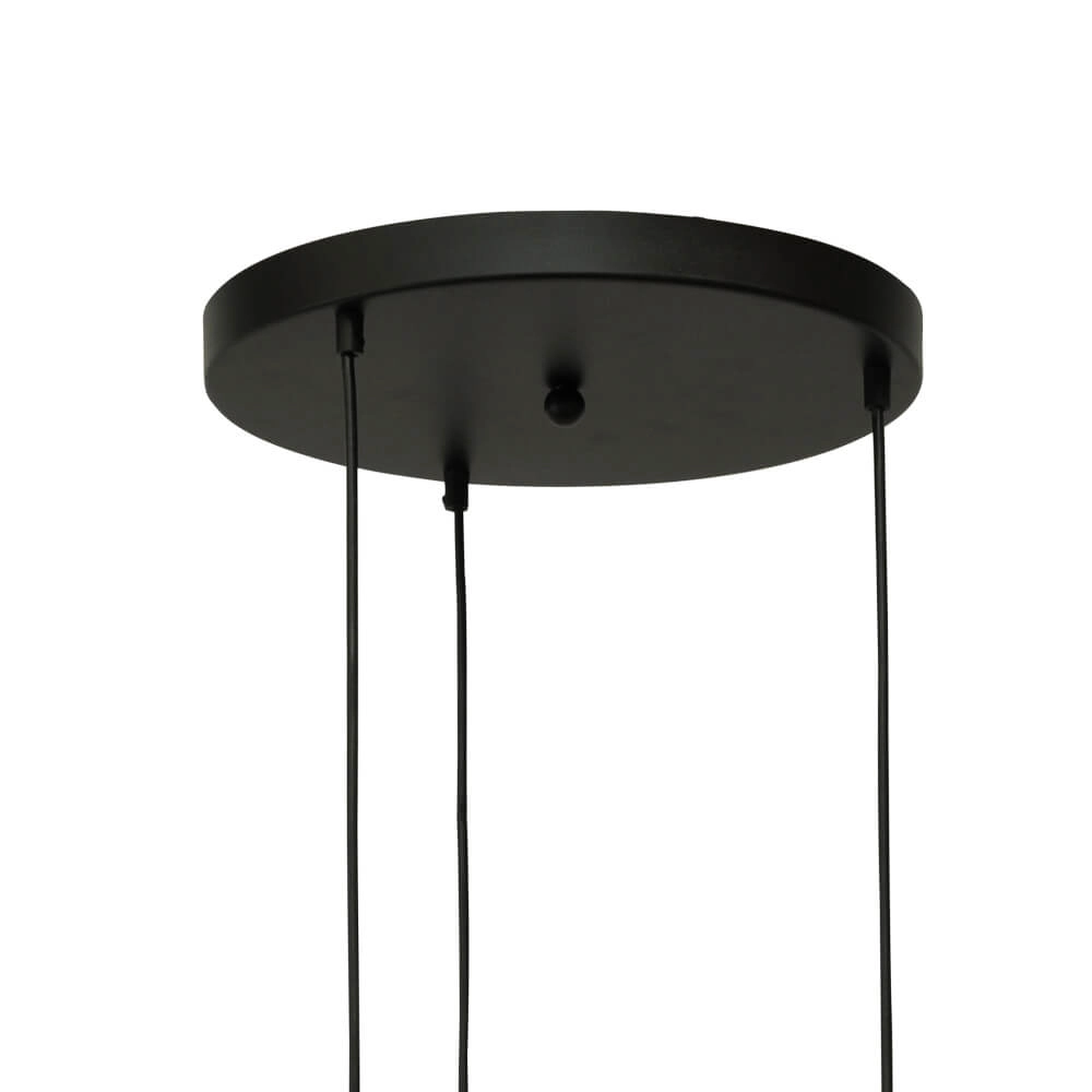 Pendant hanging lamp Lava 3x smoke glass Masterlight 8718121286457