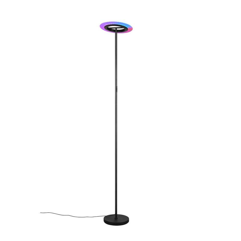 Design floor lamp Samba Black RGB Trio 4017807653229