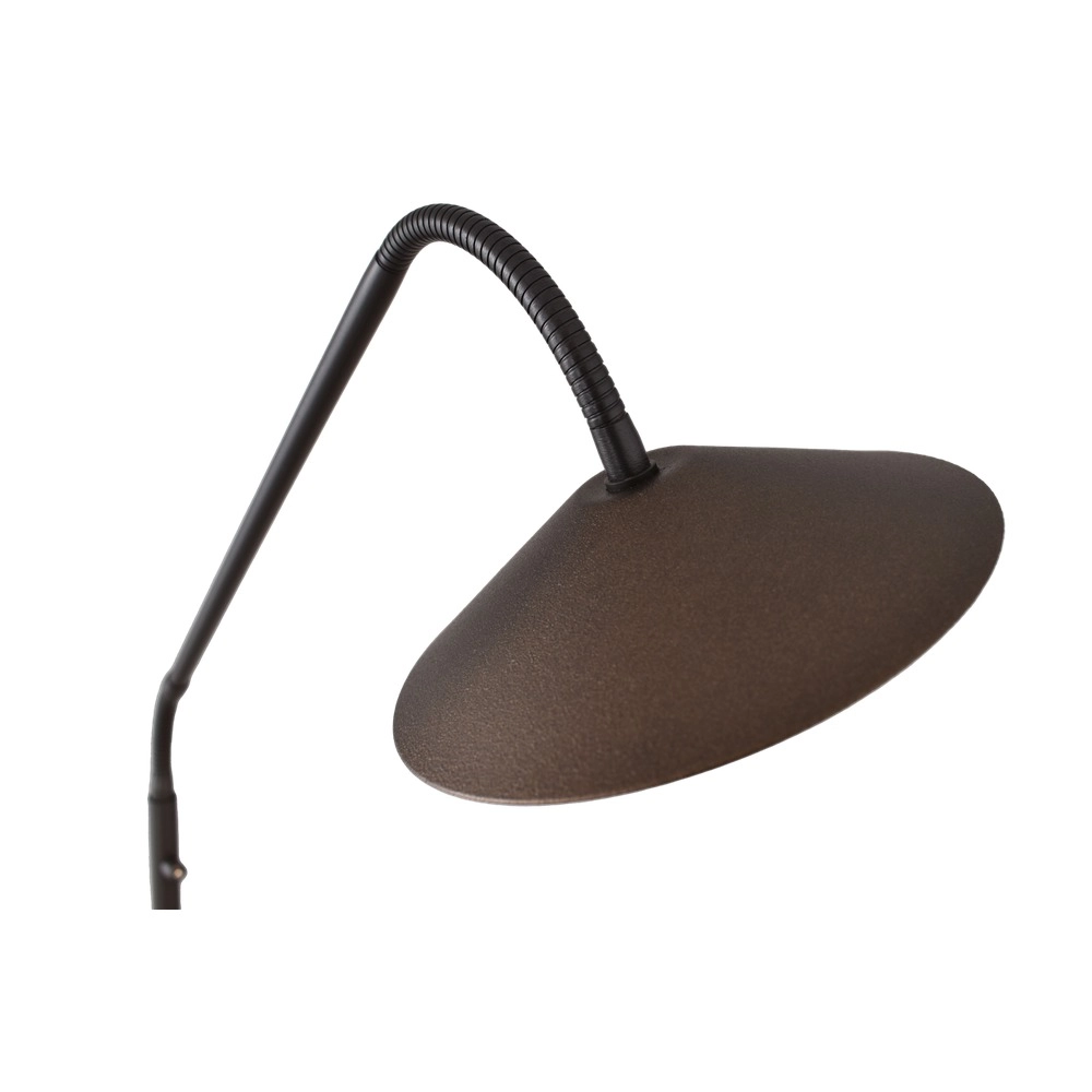 Floor reading lamp Ceppo black with cocoa brown Masterlight 8718121348063