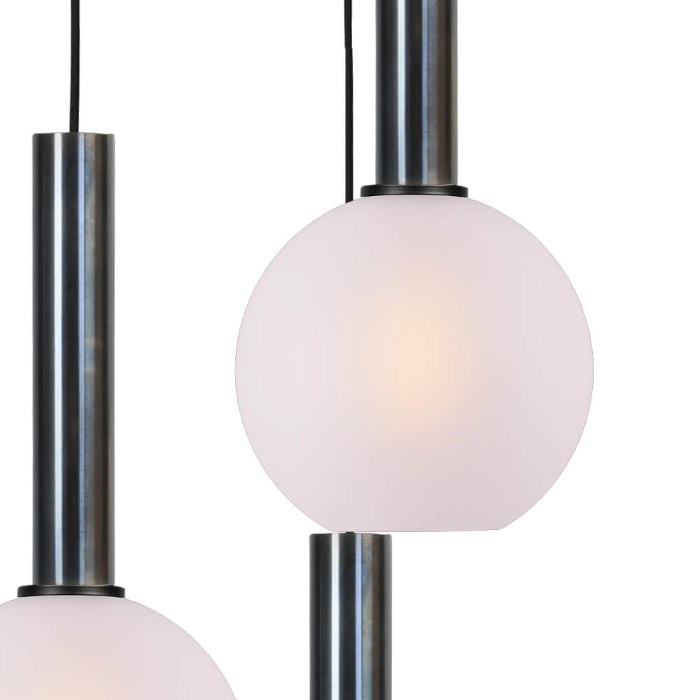 Vide hanging lamp Bella 2 5 lights with white lenses Masterlight 8718121344485