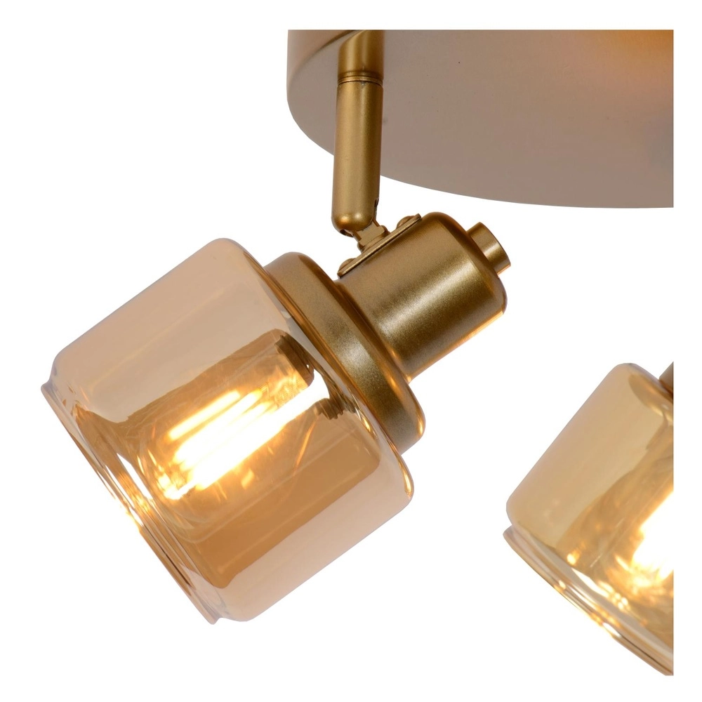 Ceiling lamp Bjorn 3-light gold Lucide 5411212771261