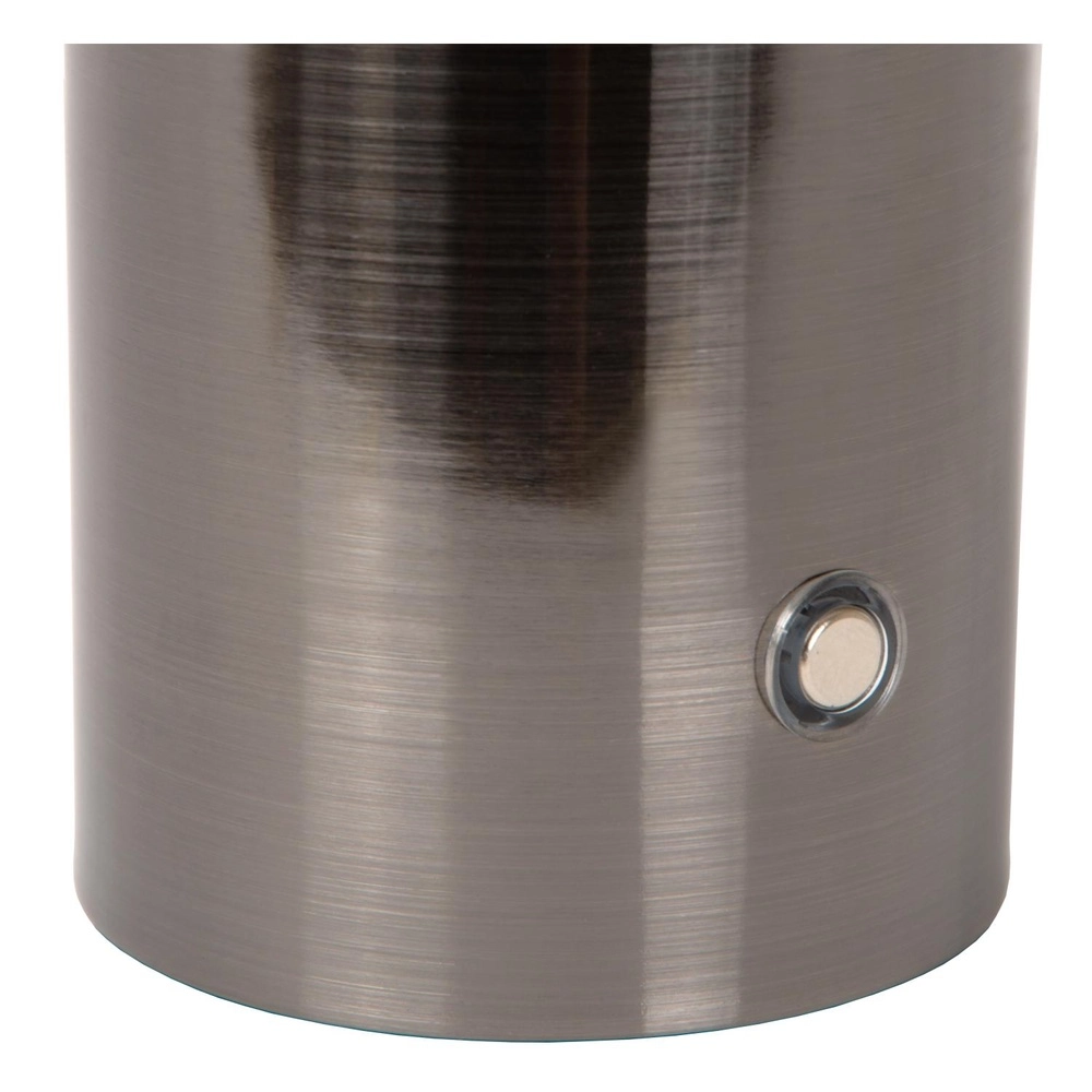 Rechargeable table lamp Vivo matt chrome Lucide 5411212520852