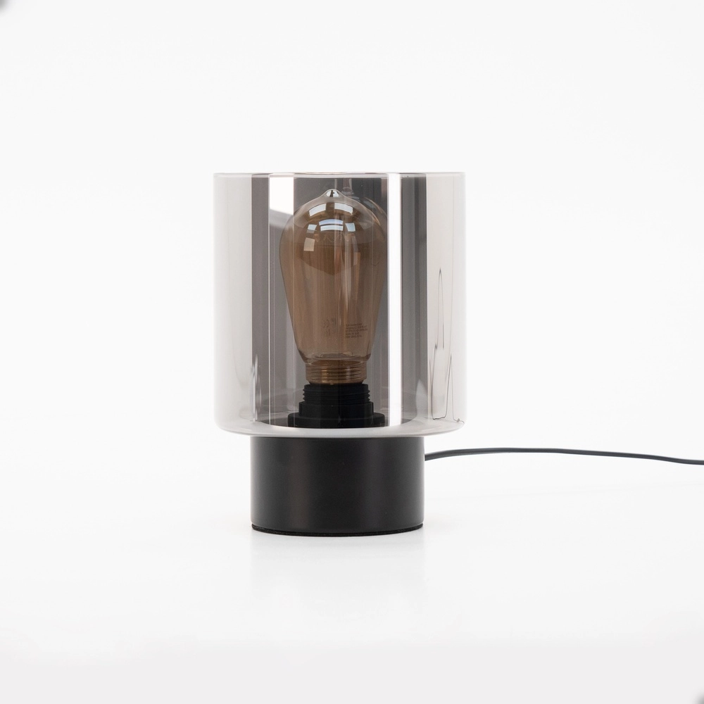Table lamp Gorosiba with smoke glass Eglo 9002759339845