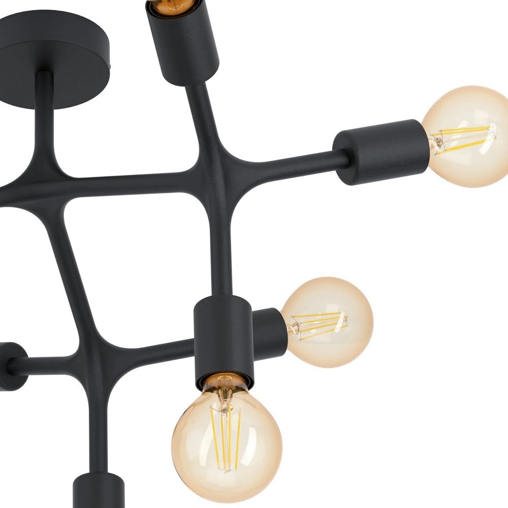 Bedroom ceiling lamp Bocadella 1 spider Eglo 9002759983185