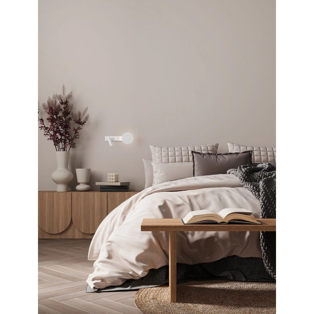 Bedside lamp Noima white Lyora 5212017455253