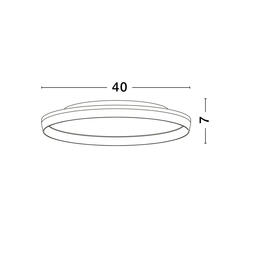 Ceiling light Vomos white Ø 40cm Lyora 5212017448750