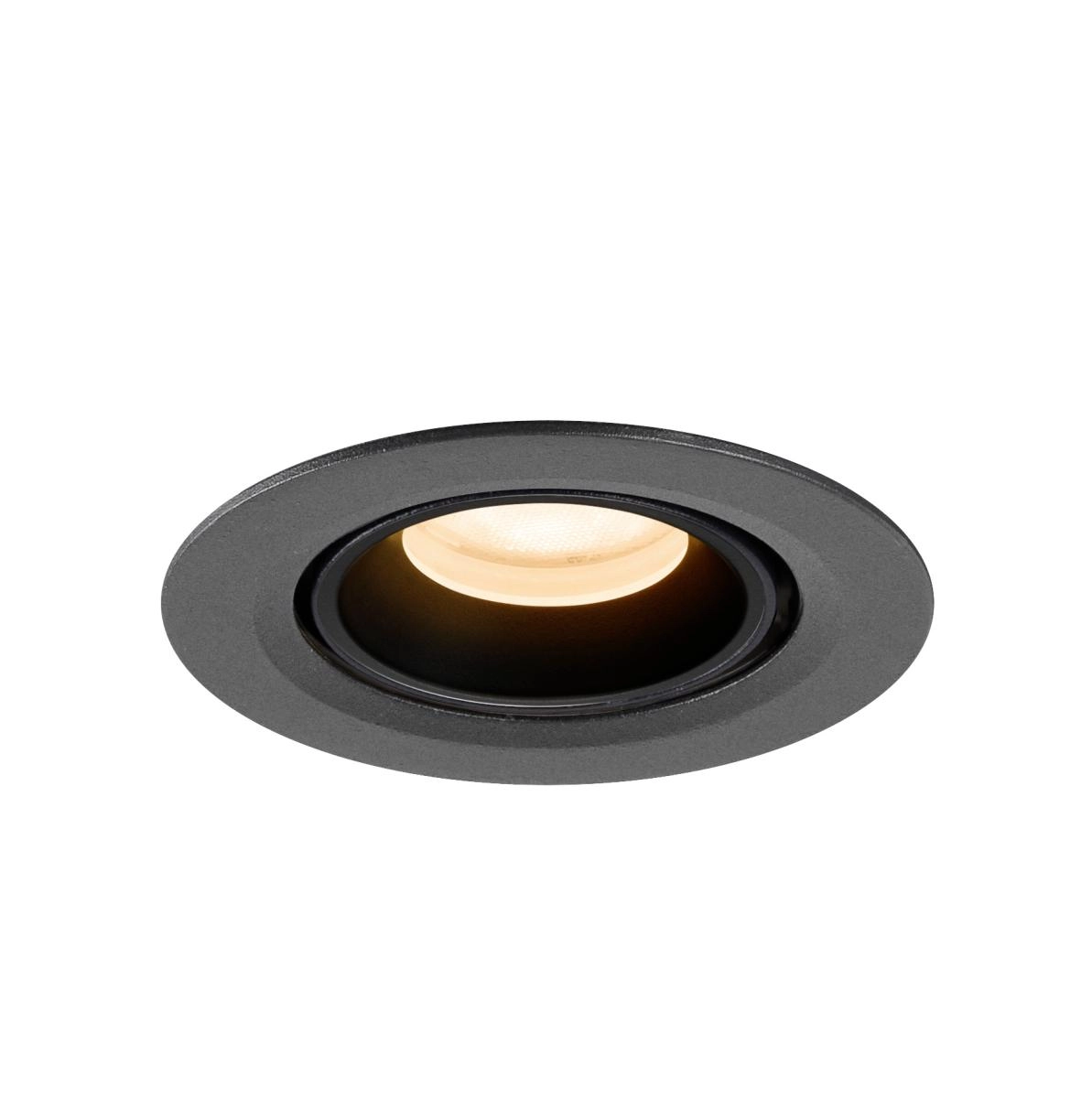 Recessed spotlight Numinos Gimble XS black 2700K - 55deg SLV 4024163307222