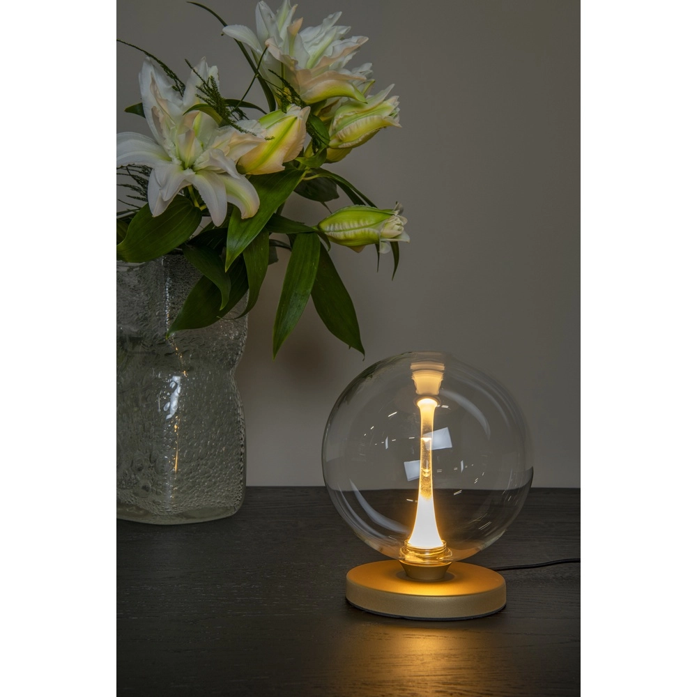 Design LED table lamp Gisela clear - 1x Ø 16cm Premium by Lucide 5411212134868