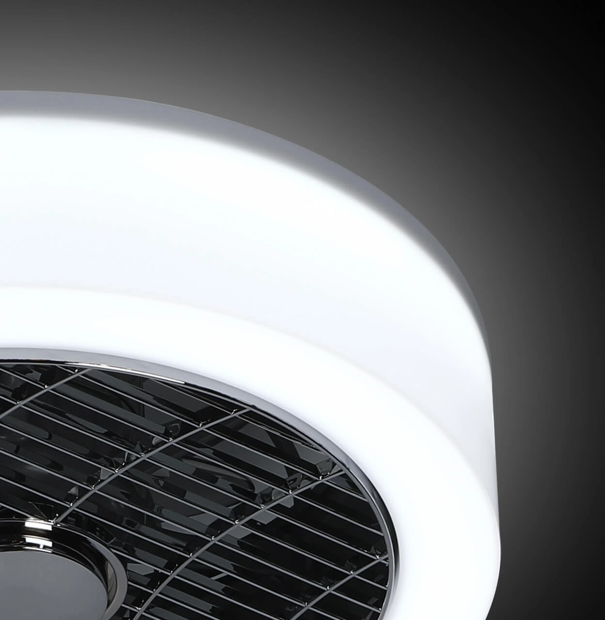 Ceiling Fan Lamp The Fan 40cm - 2700-4000K white with black ETH 8720195300564