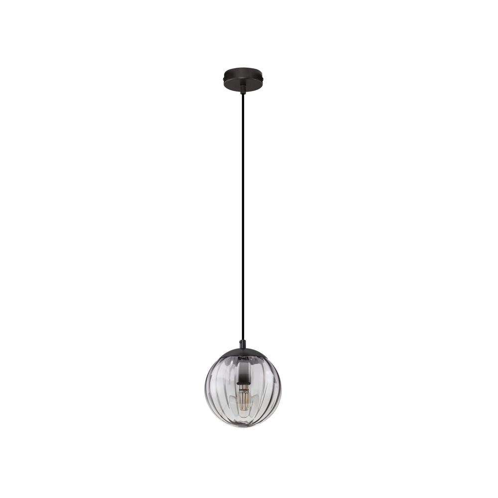 Pendant lamp Abbacus 1-light smoke glass Lyora 5212017461049