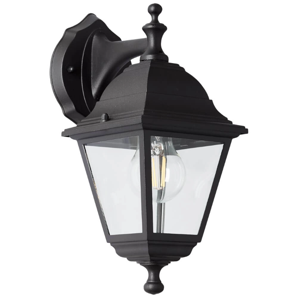 Black wall lamp Nissie down Brilliant 4004353356520