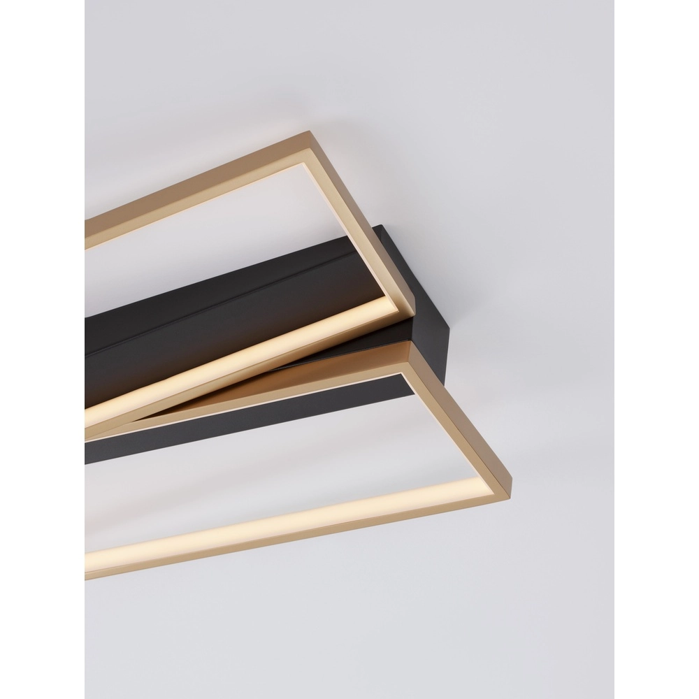 Design ceiling lamp Elize black with gold Lyora 5212017433145