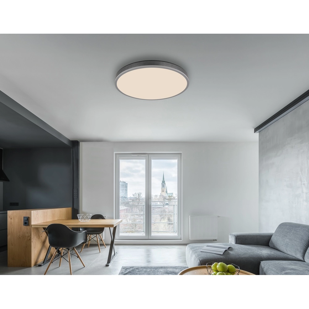Design ceiling lamp Doro Ø 60cm silver grey Globo 9007371528554