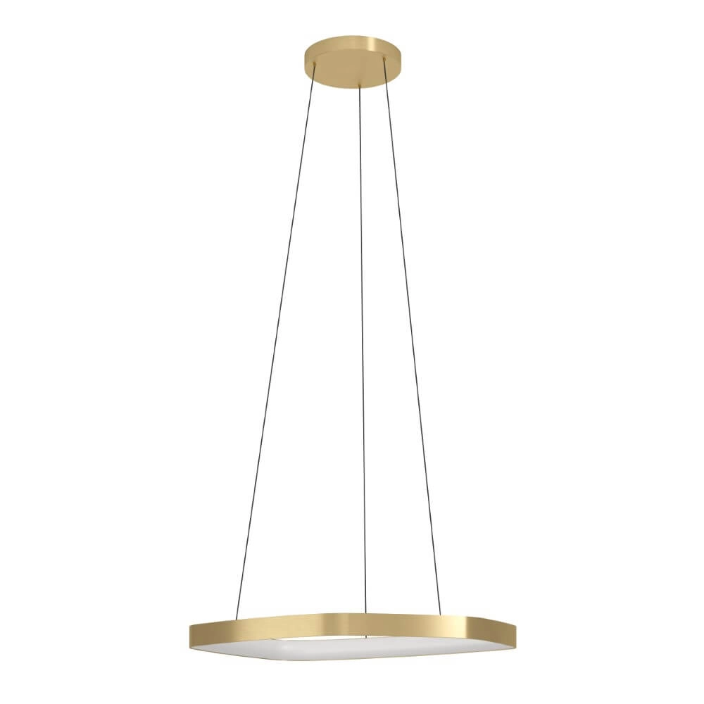 Gold LED pendant lamp Vallerosa Ø 58cm