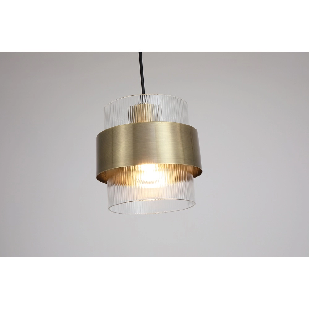Pendant lamp Royal 1-light antique brass