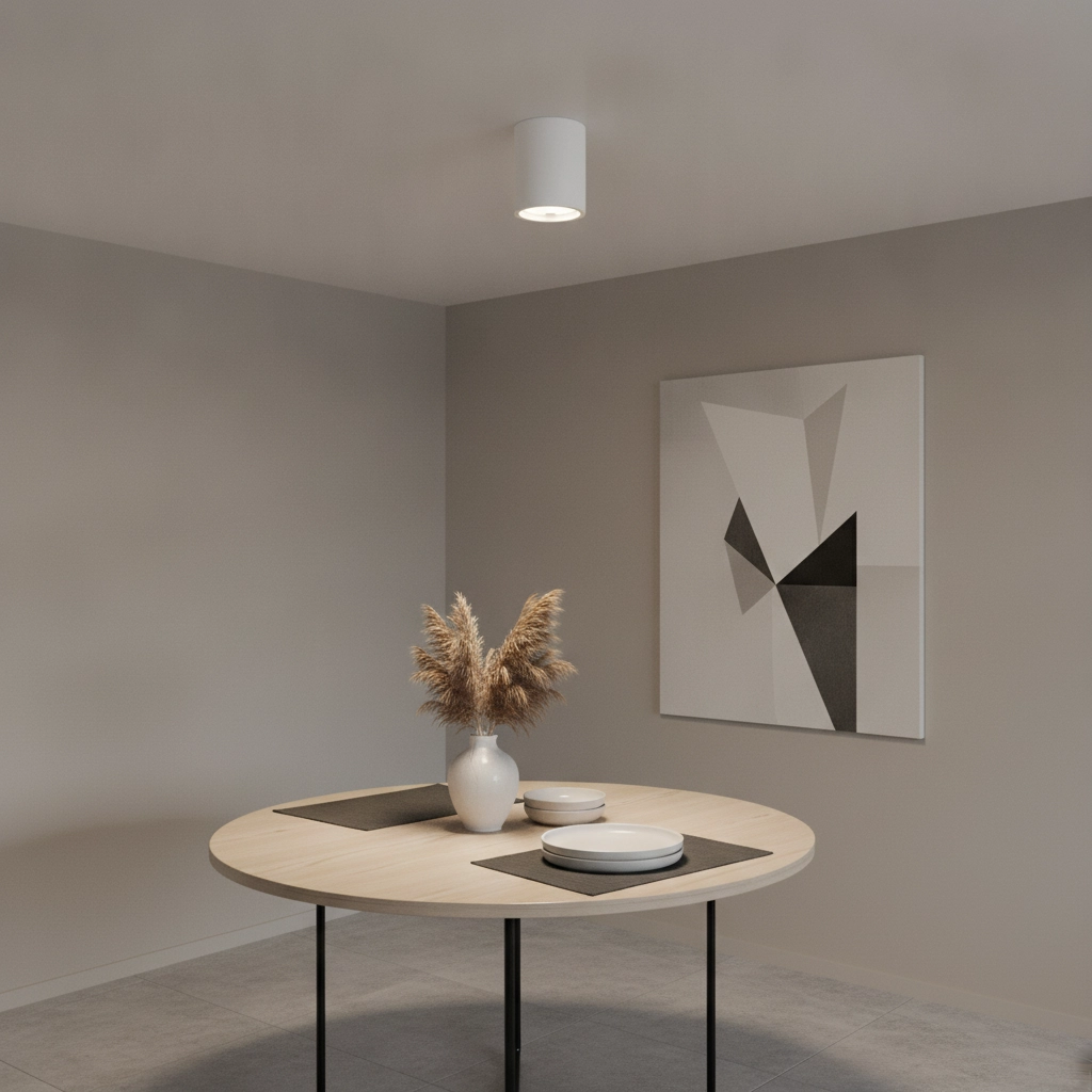 Paintable ceiling lamp Toulouse smooth