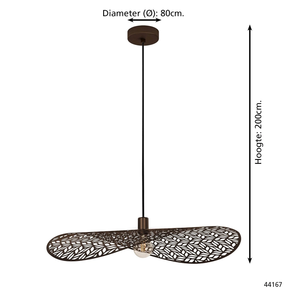 Pendant lamp Swaby Ø 80cm Eglo 9008606359851