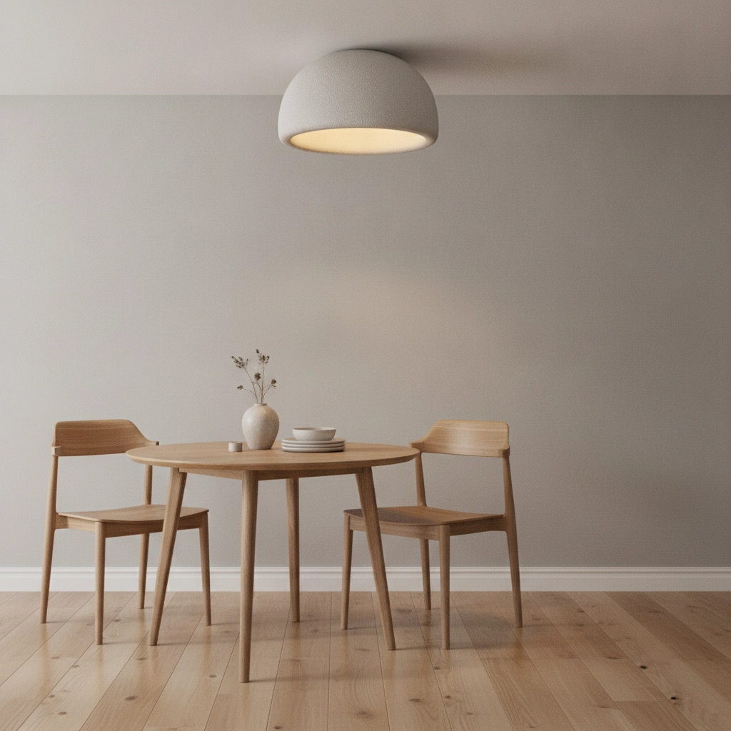 Modern ceiling lamp Davo grey Ø 43cm