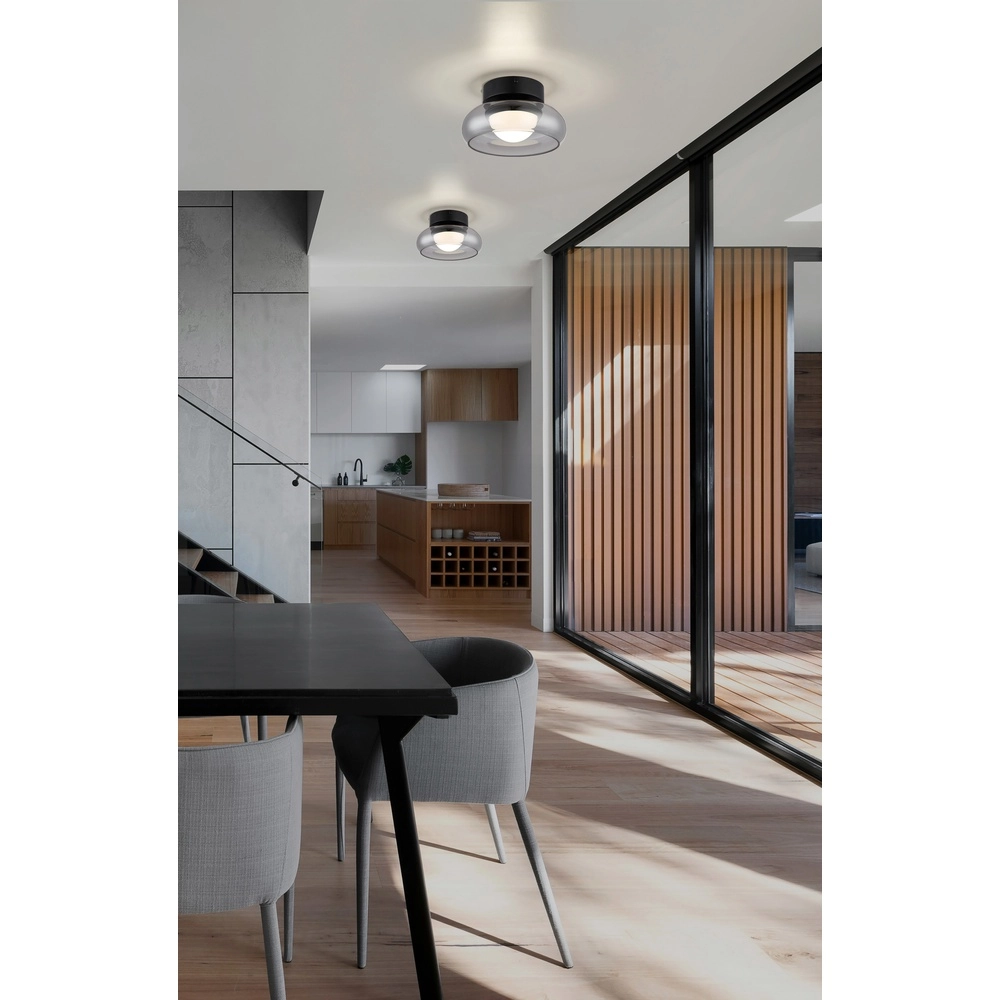 Design ceiling lamp Carlene Black Globo 9007371566174