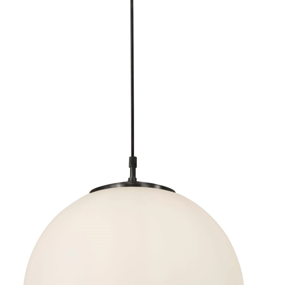 Glass pendant lamp Atom Ø 40cm with black Searchlight 5053423138084