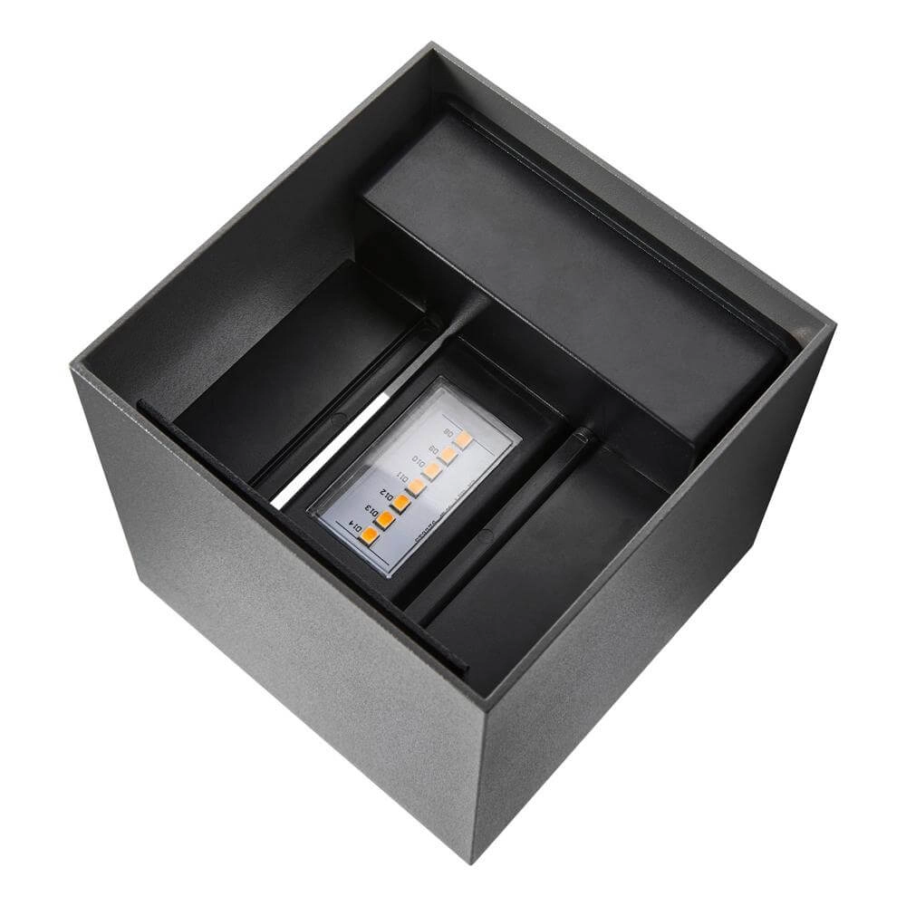 Square surface-mounted spot Milda anthracite Nordlux 5704924017728