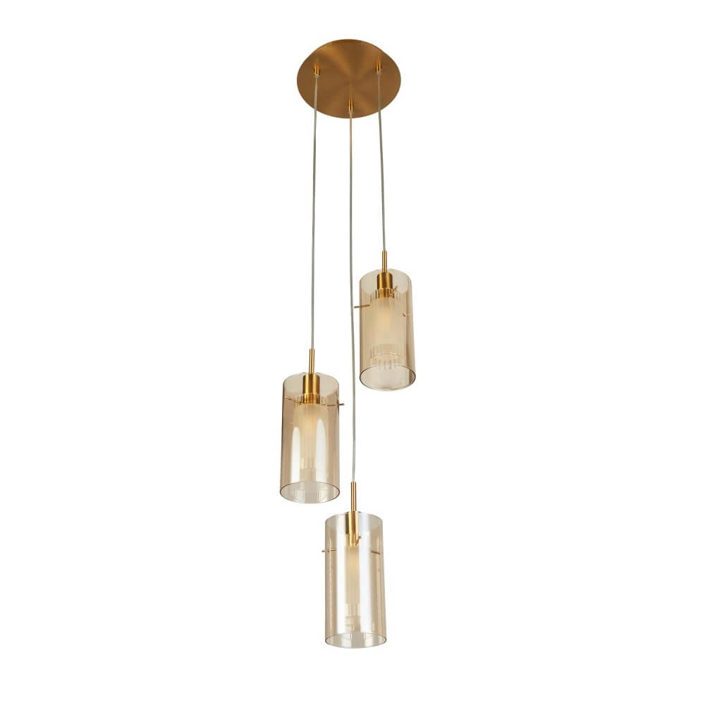 Pendant lamp Highworth 3-light